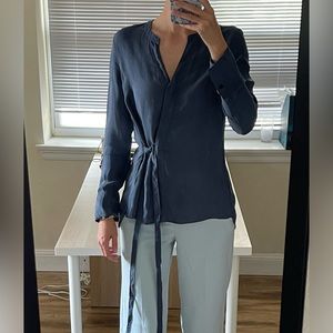 Sandro cut out blouse